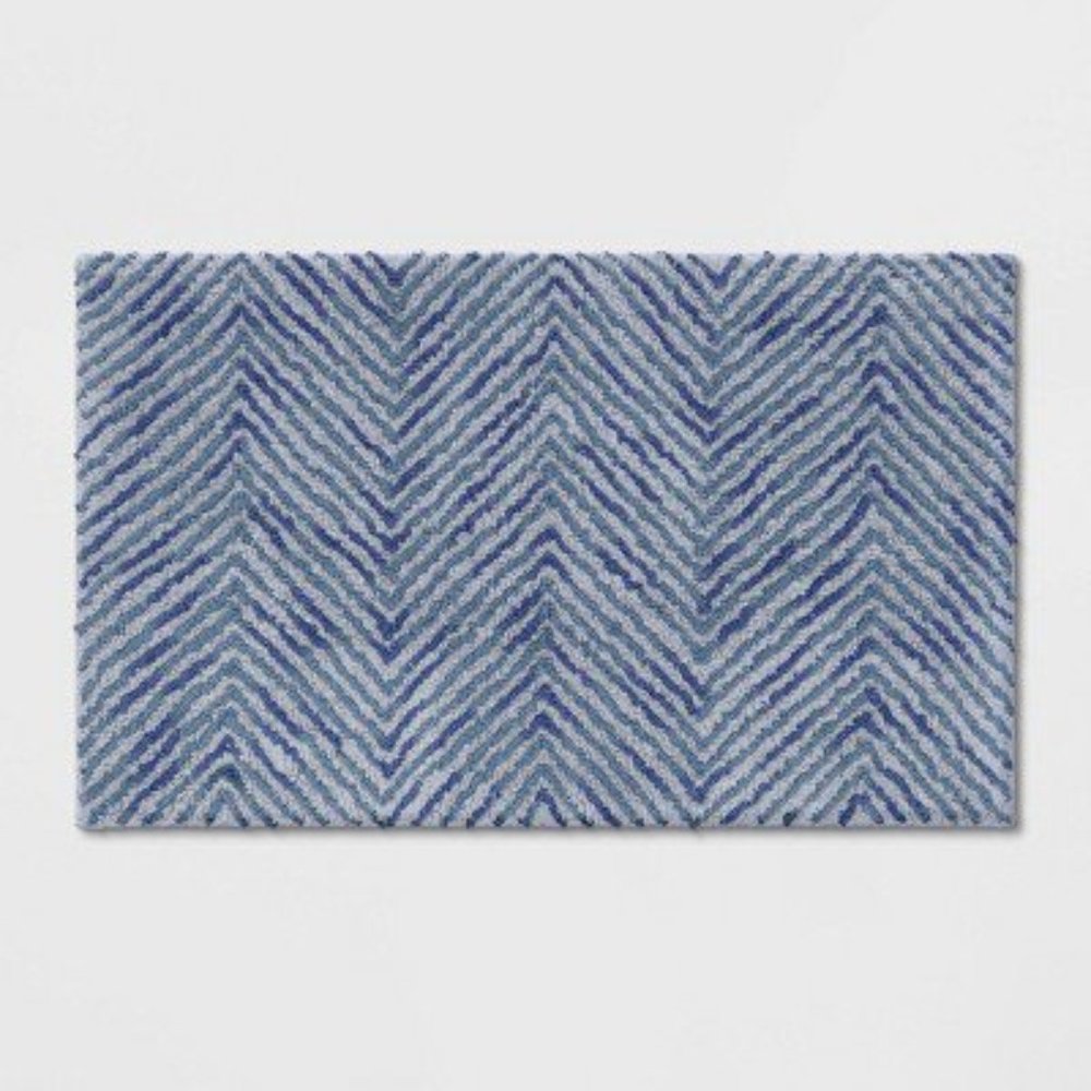 Herringbone Bath Rug